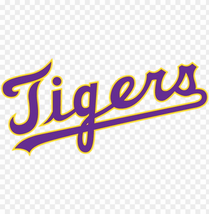 lsu tigers baseball logo PNG image with transparent.