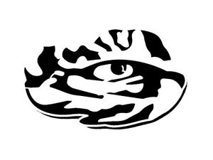 Details about LSU Tiger Eye Stencil.