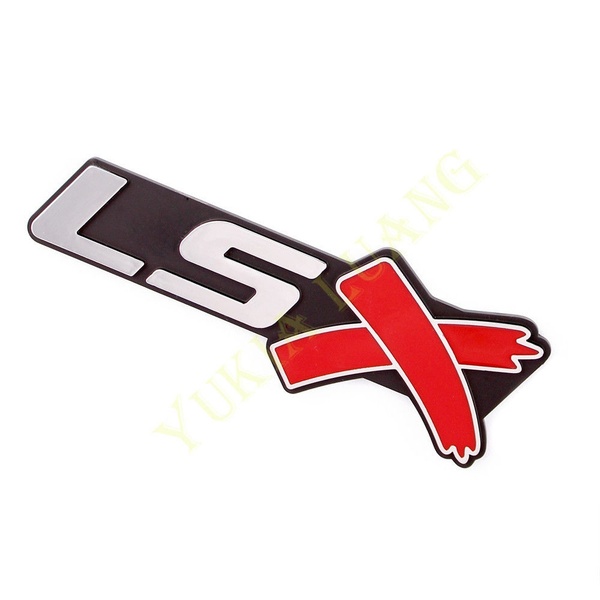 LSX Symbol Car ABS Side Emblem Body Badge Rear Sticker for Chevy LS.