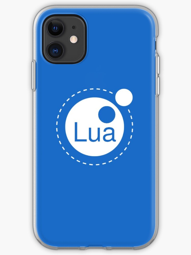 \'Lua Programming Language Logo\' iPhone Case by MicroMacro.