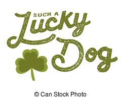 Lucky dog Clipart and Stock Illustrations. 113 Lucky dog vector.