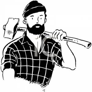 Lumberjack Cartoon Clipart.