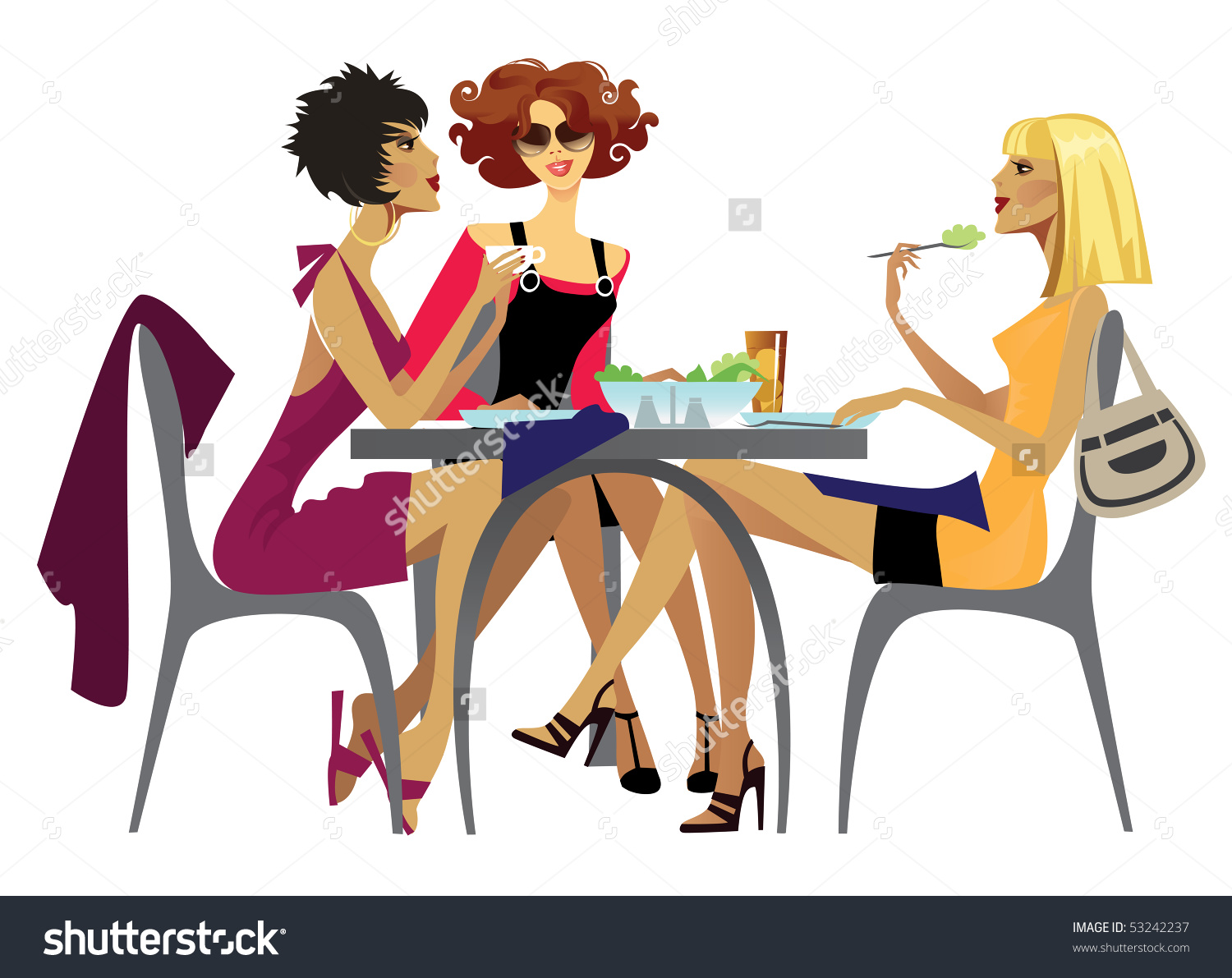 Lunch Stock Vector 53242237.