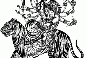 Maa durga clipart black white 4 » Clipart Portal.