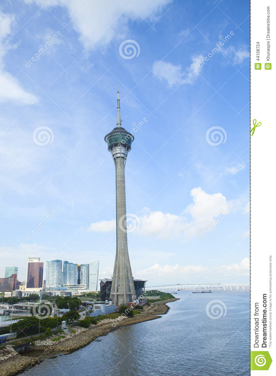 Macau Tower Landmark Of Modern Life In Macaucity Soutern Of Chin. Macau Tower Landmark Of Modern Life In Macaucity Soutern Of Chin.