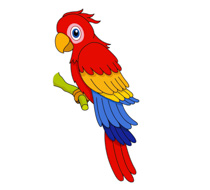Free Parrot Clipart.