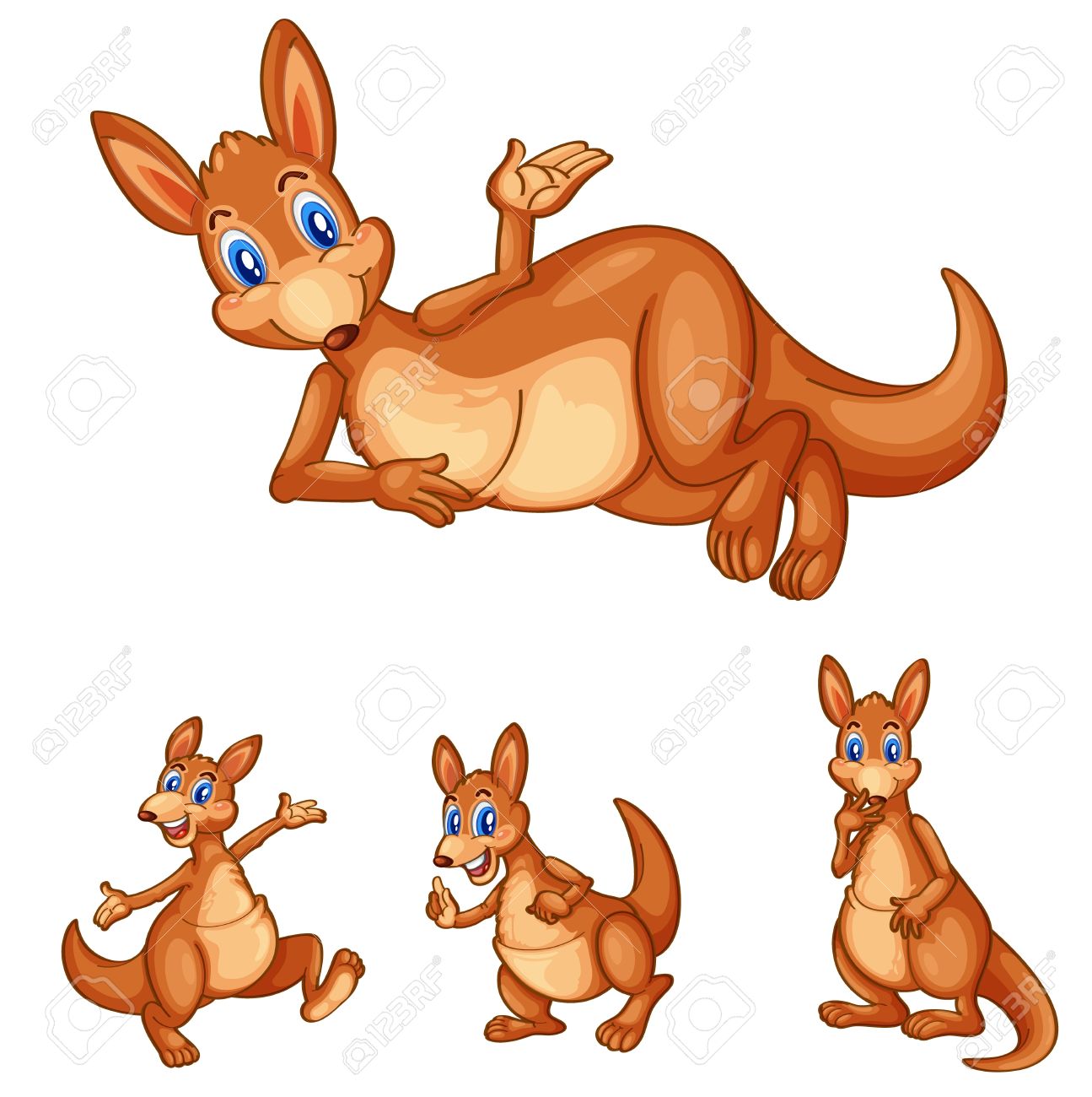 7,110 Kangaroo Cliparts, Stock Vector And Royalty Free Kangaroo.