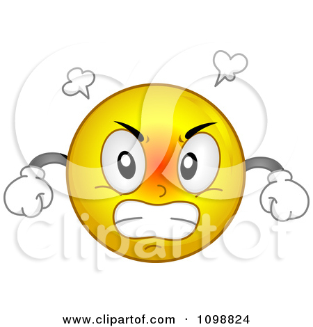 Mad Faces Clip Art, Mad Free Clipart.