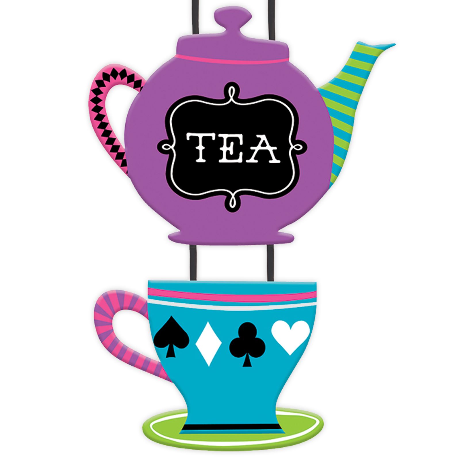 1082 Tea Party free clipart.