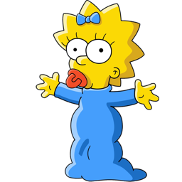 Maggie Simpson Icon.