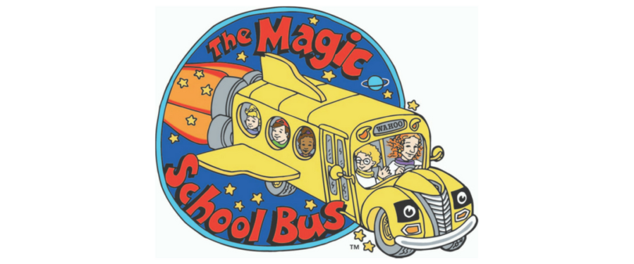 Magic School Bus clipart.