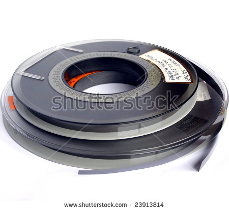 Magnetic Tape Reel For Computer Data Storage Stock Photo 23913814.