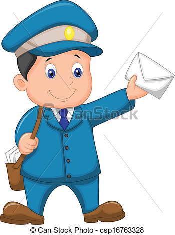 Clipart mail carrier.