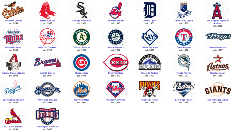 download vector mlb team logos free