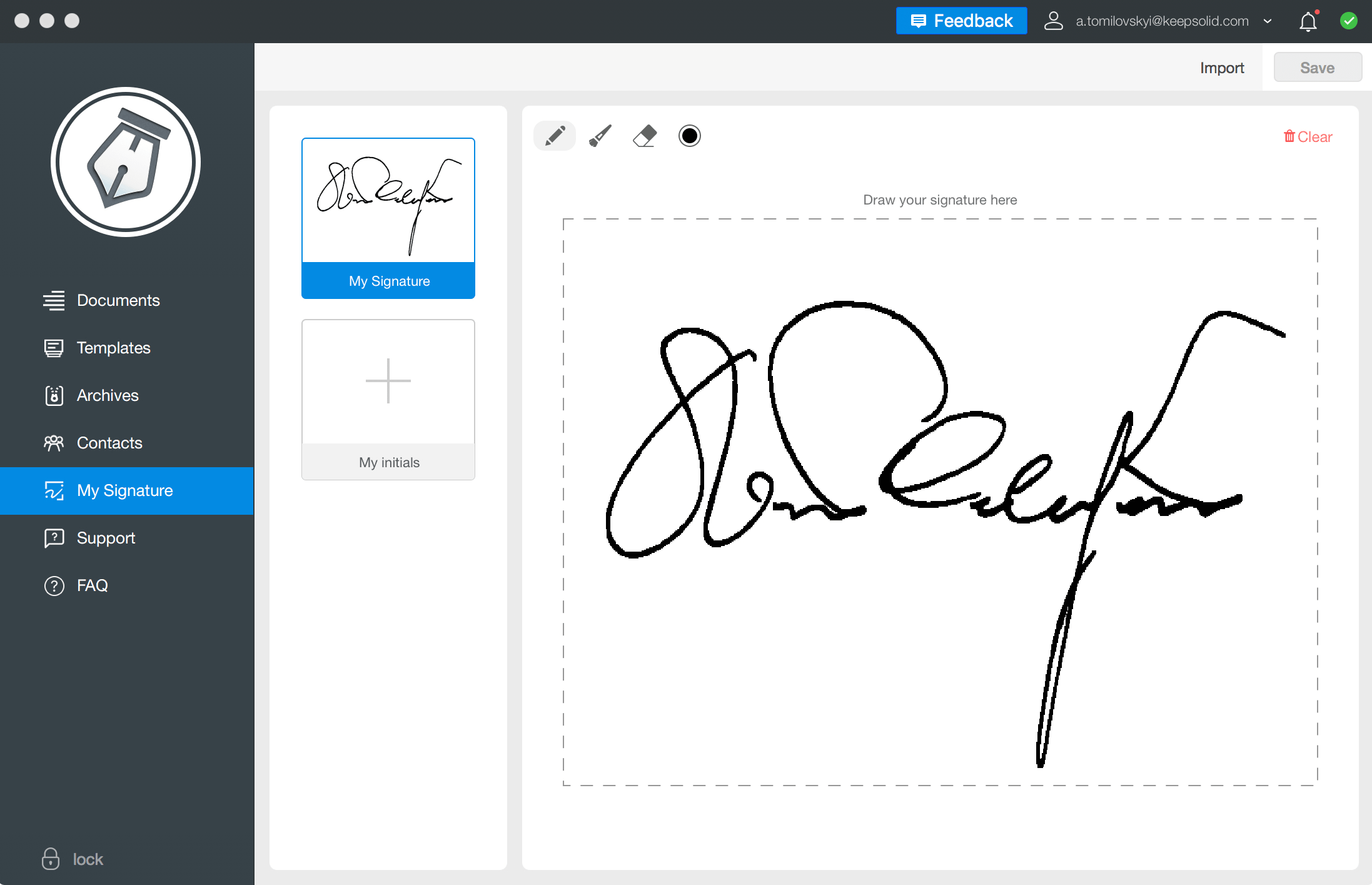 how to create your signature in as jpeg