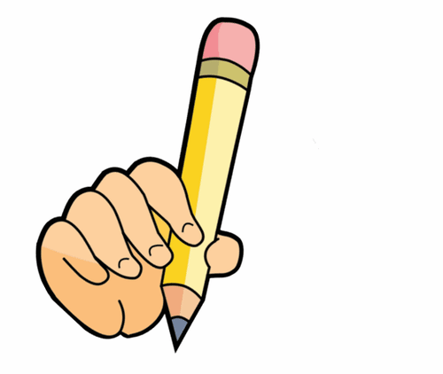 Writing Clipart Gif.