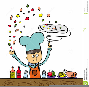 Pizza Making Clipart.