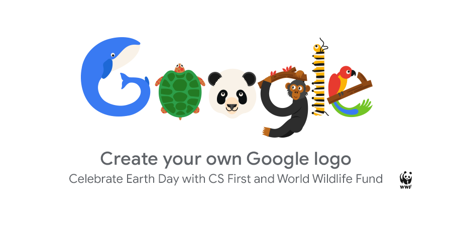 Create your own Google logo for Earth Day.