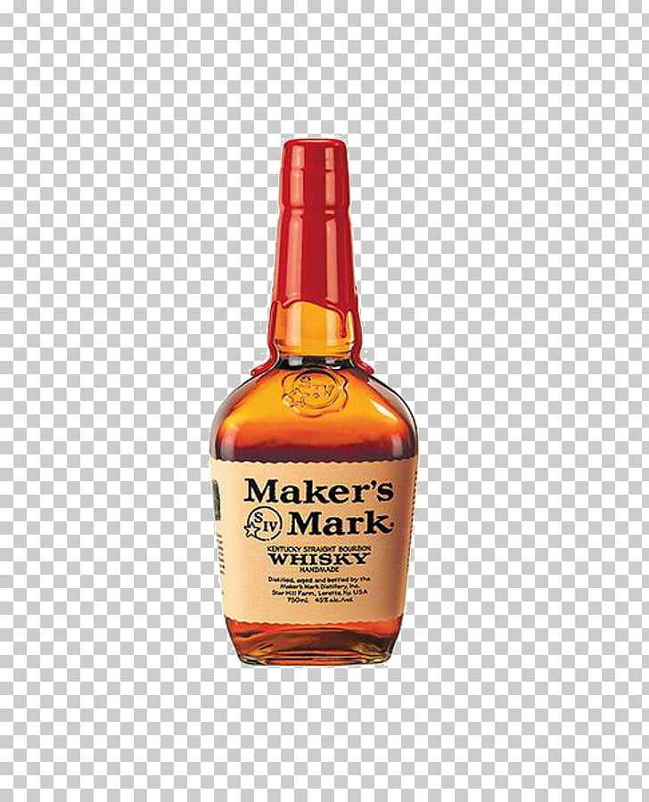 Maker\'s Mark Bourbon whiskey Distilled beverage American.
