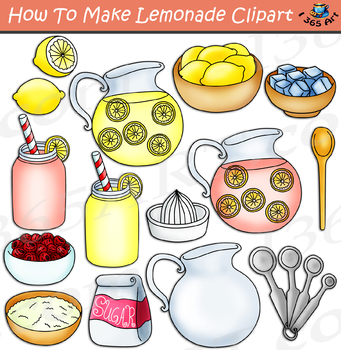 How To Make Lemonade Clipart.