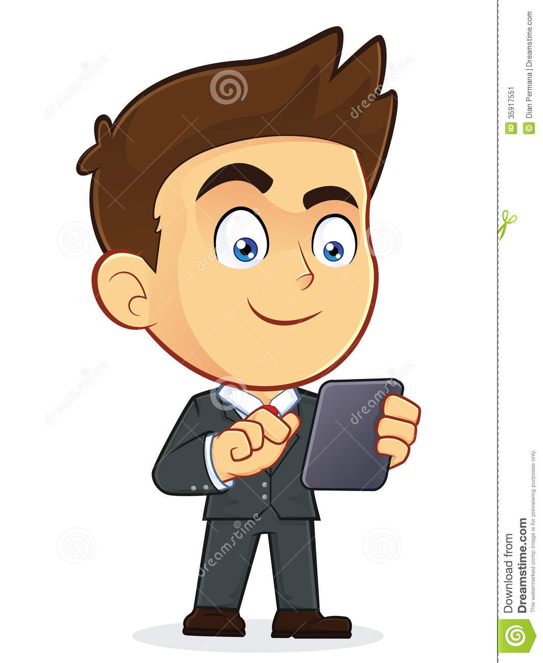 Male Executive Clipart.