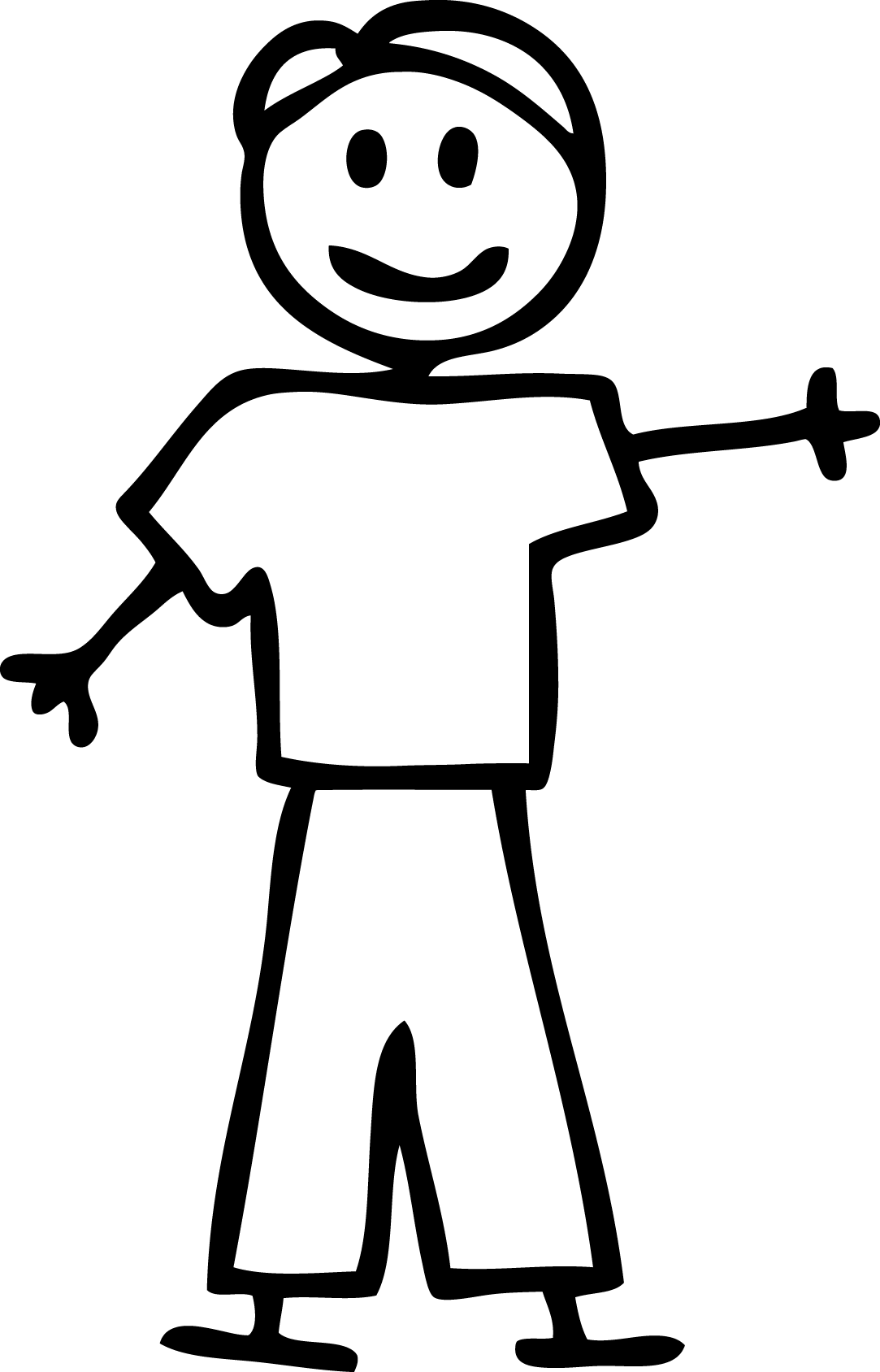 Stick People Dad Clipart Black And White 20 Free Cliparts Download