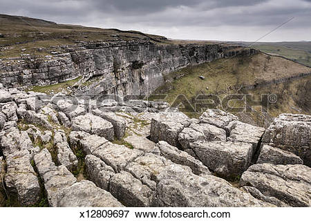 Picture of Malham Cove, Yorkshire Dales, England x12809697.