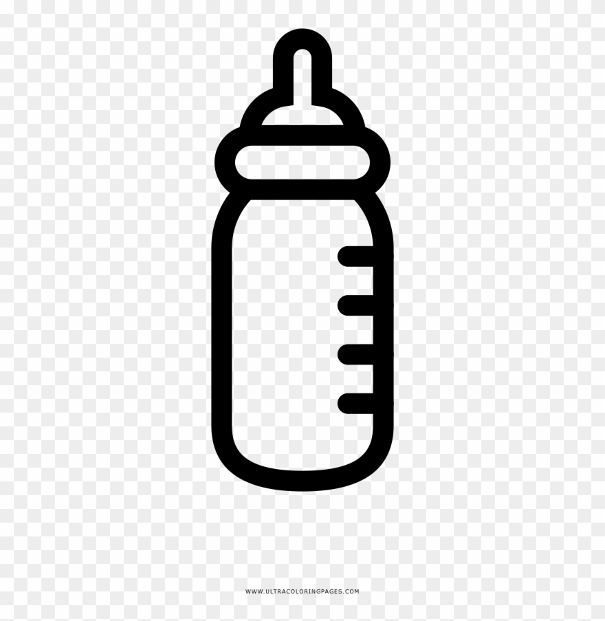 Baby Bottle Coloring Page.