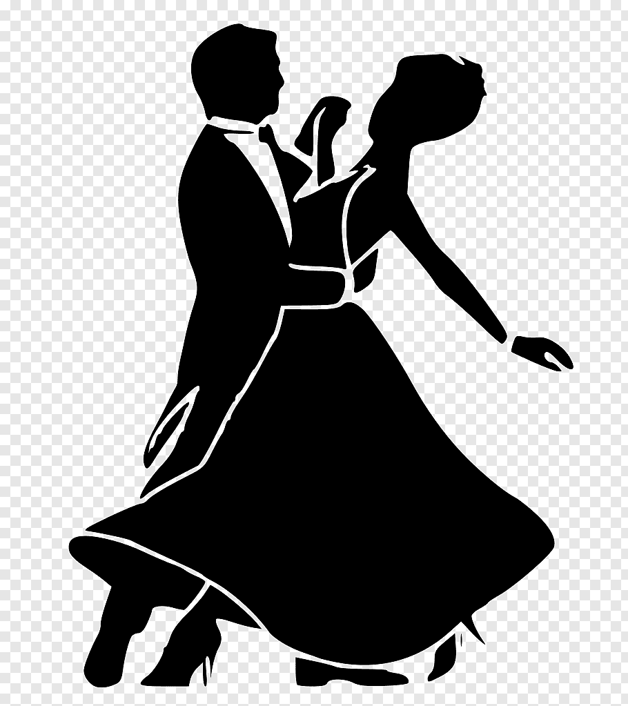 Man and woman dancing, Ballroom dance Social dance Waltz.