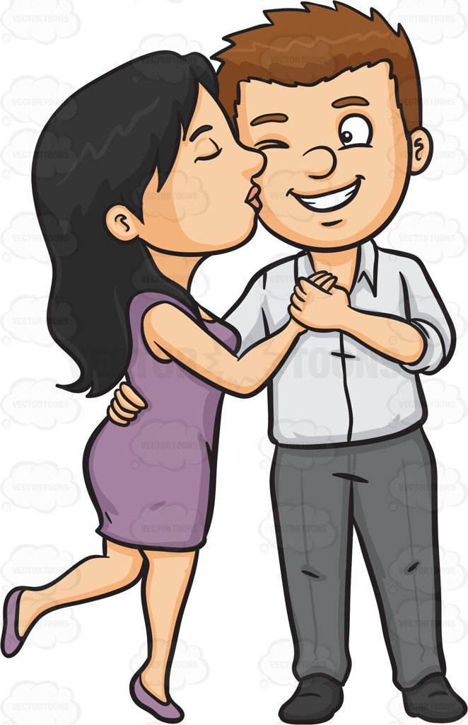 Man and woman kissing clipart 2 » Clipart Station.