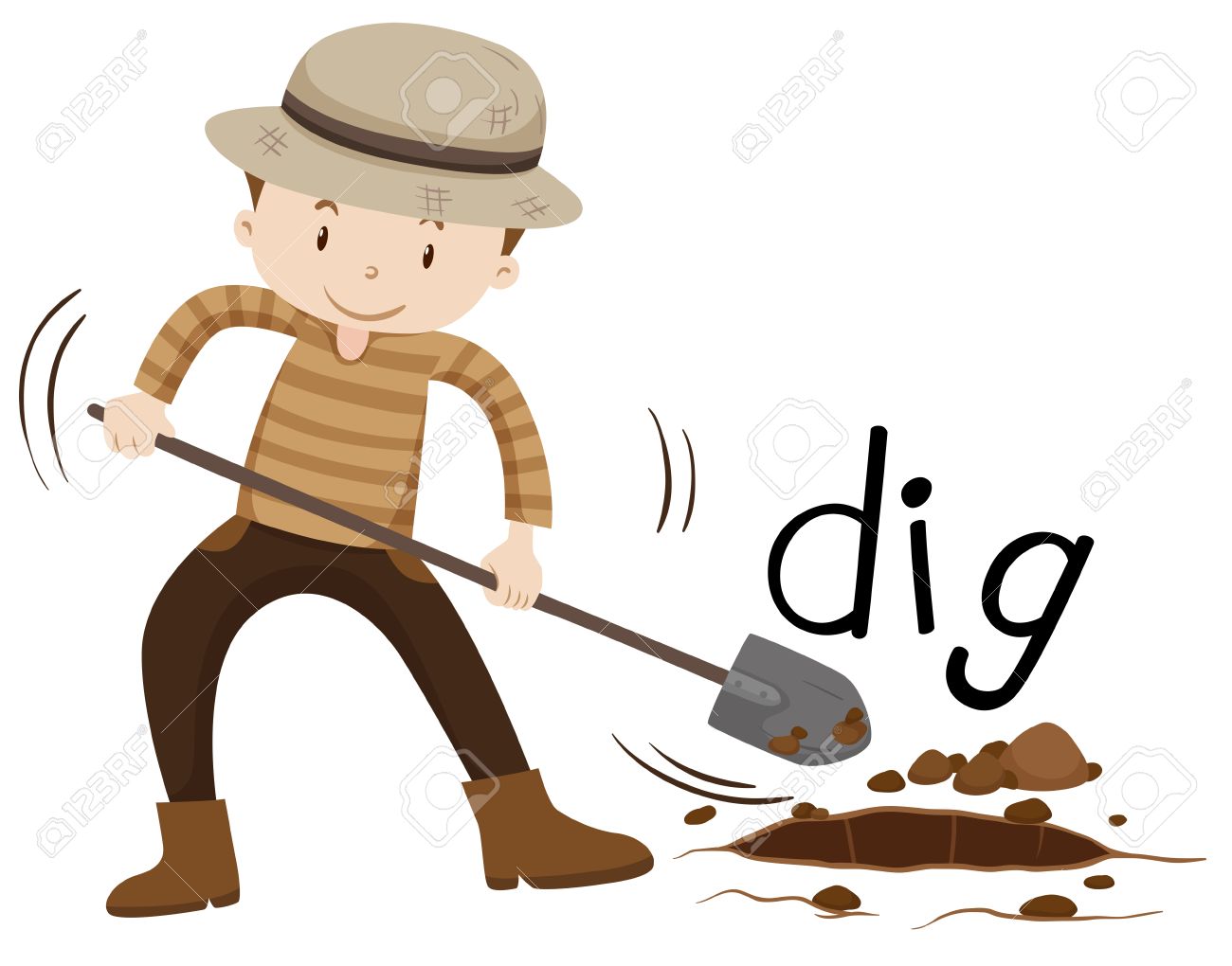man digging a hole clipart 10 free Cliparts | Download images on ...