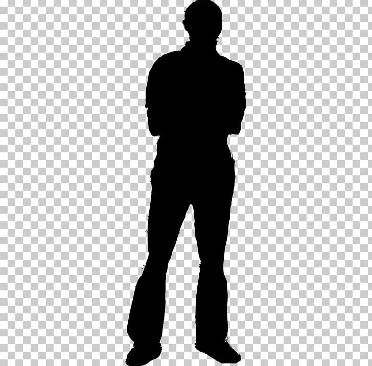 Silhouette Man Person PNG, Clipart, Black And White.