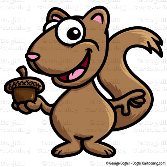Old Man Squirrel Clipart.