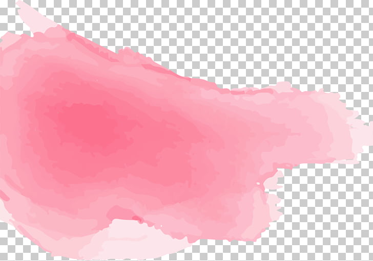 Pintura de acuarela mancha, rosa acuarela ahumada PNG.
