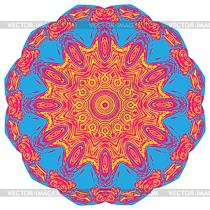 Grunge Decorative Mandala.