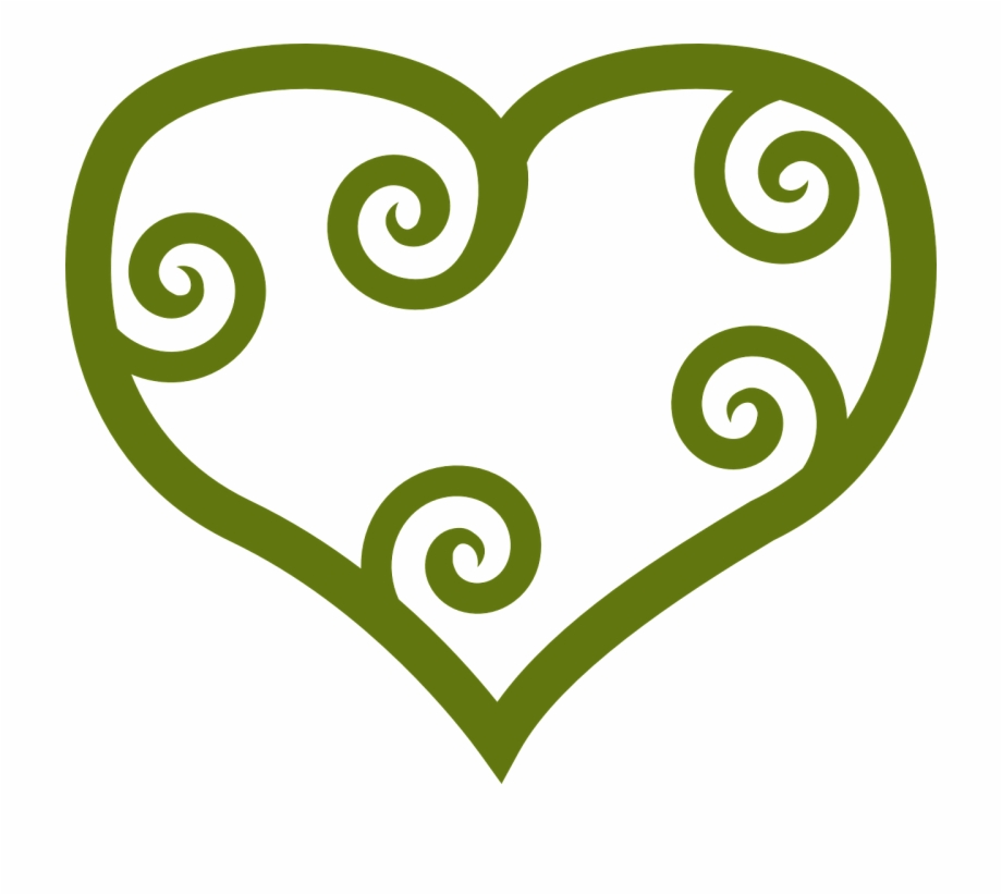 Maori Designs Love Heart.