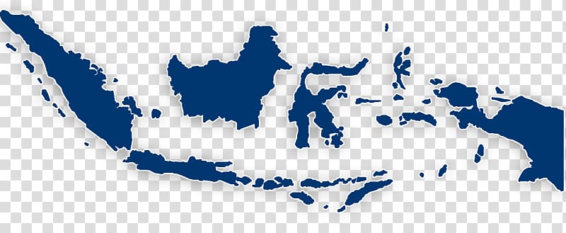 Blue map illustration, Flag of Indonesia Map, indonesia.