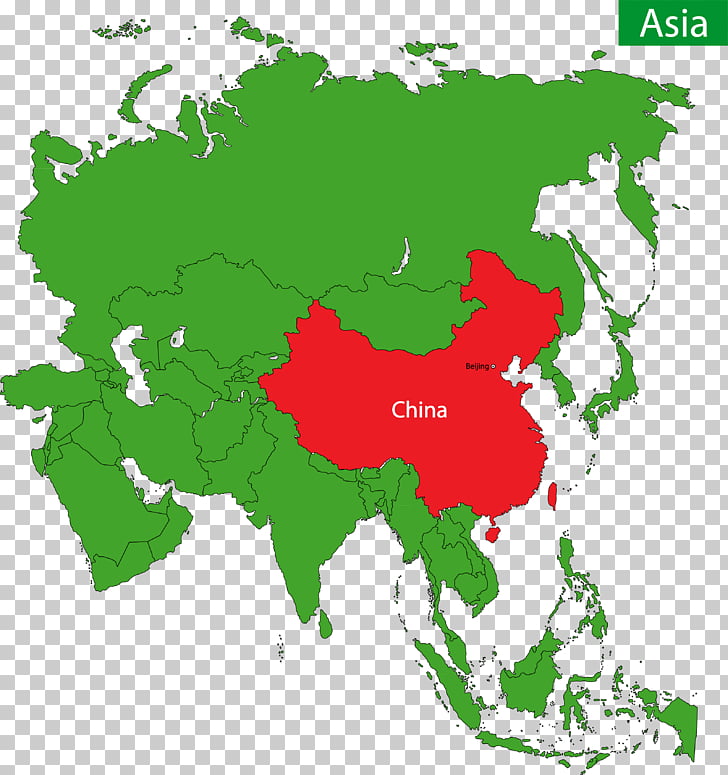East Asia Western Asia Map , China\'s position in Asia, a.
