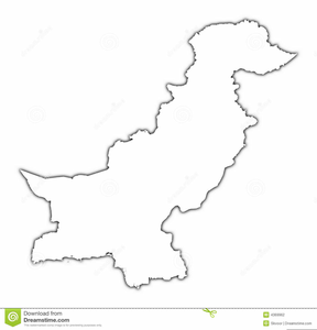 Map Of Pakistan Clipart.