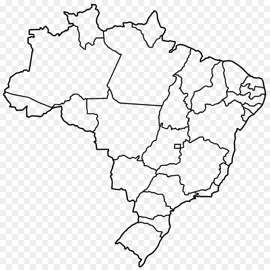 Brazil Map clipart.