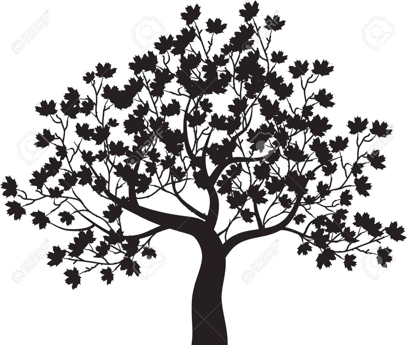 maple tree clipart black and white 10 free Cliparts | Download images ...