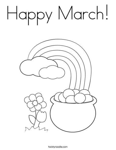 March Clipart 2019.