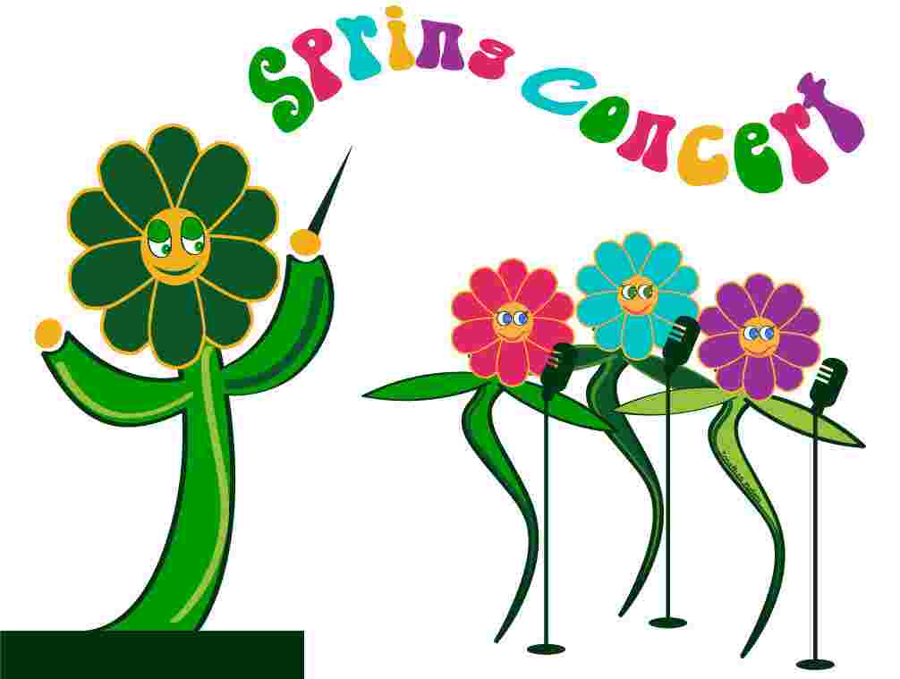 Cliparts Library: Spring Sing Clipart Free March 2000 Sing.