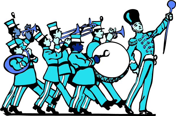 Marching band clip art 2.