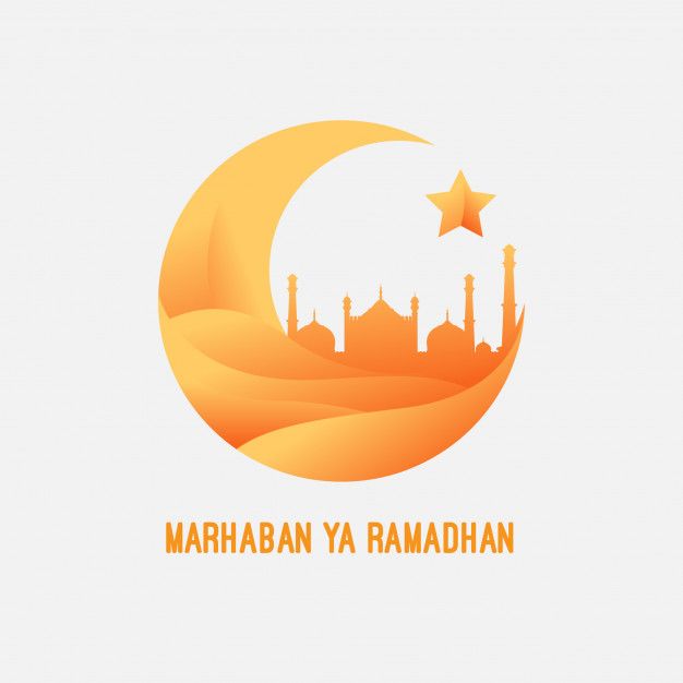 Marhaban ya ramadhan Vector.