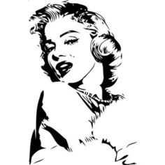 Marilyn monroe clip art.