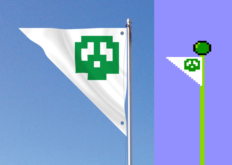 Super Mario Bros. Flag.