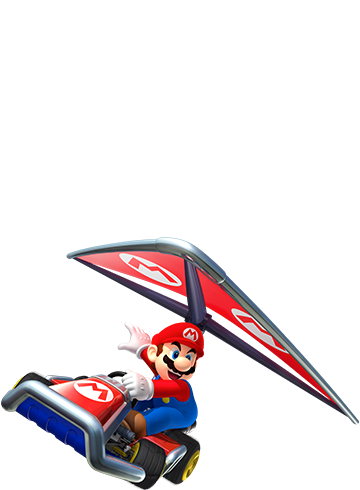 Mario Kart 7 (2011) promotional art.