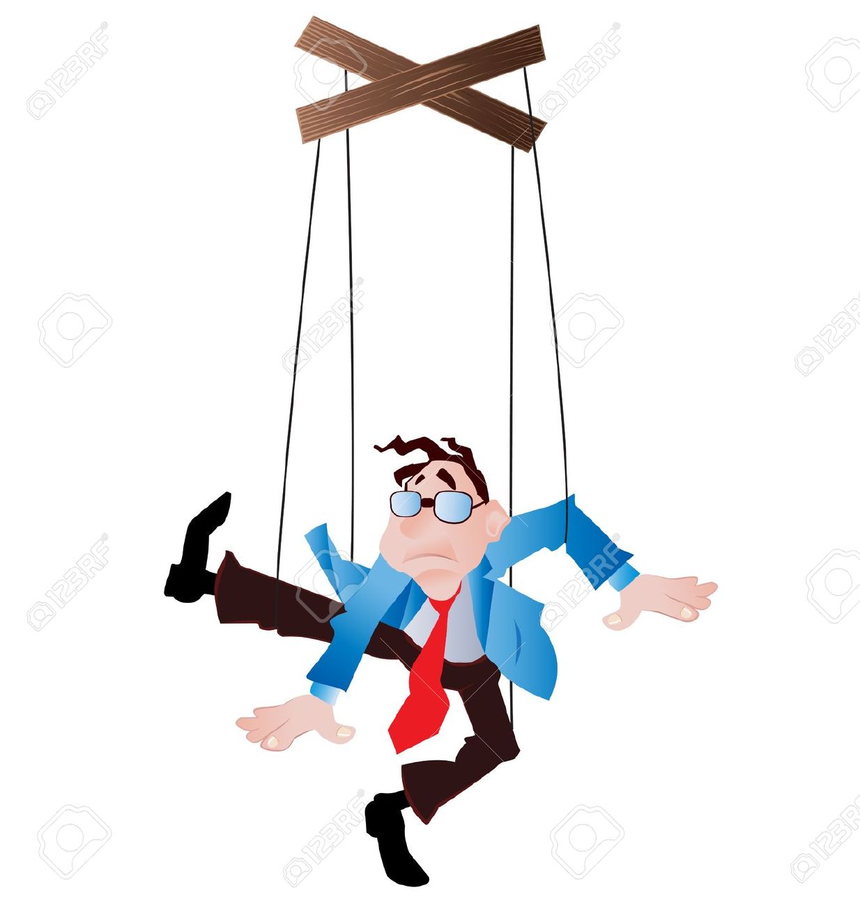 Clip Art Puppet On A String.