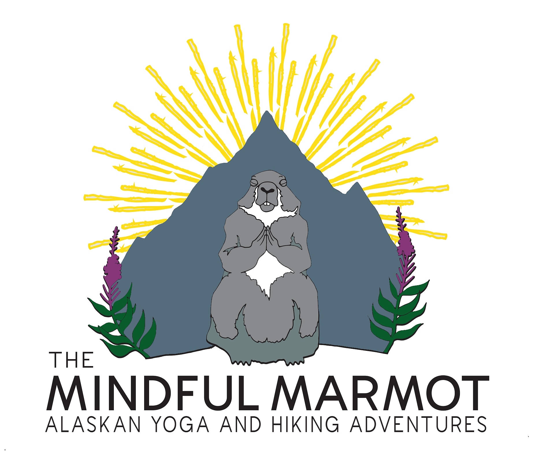 Mindful Marmot Logo • Visit Seward Alaska.